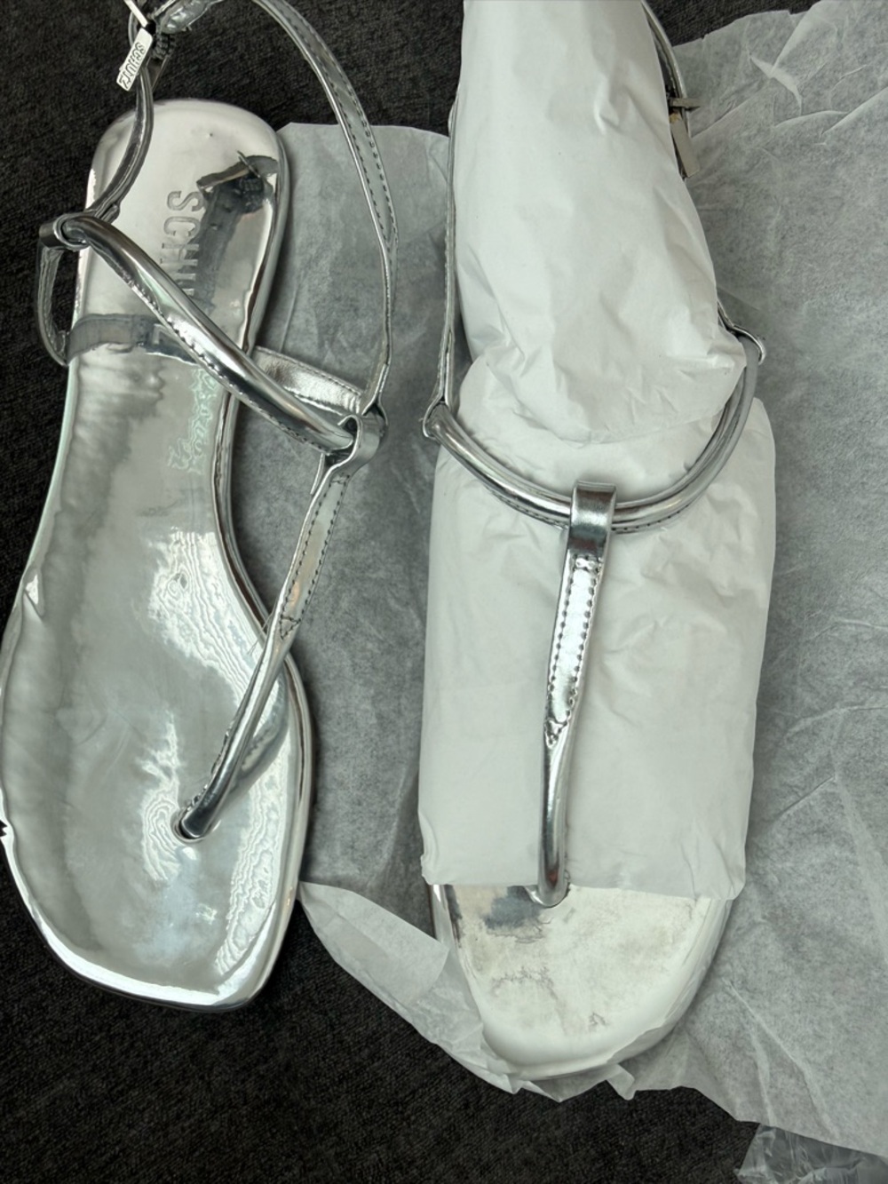 Silver sandals - Picture 3 of 4